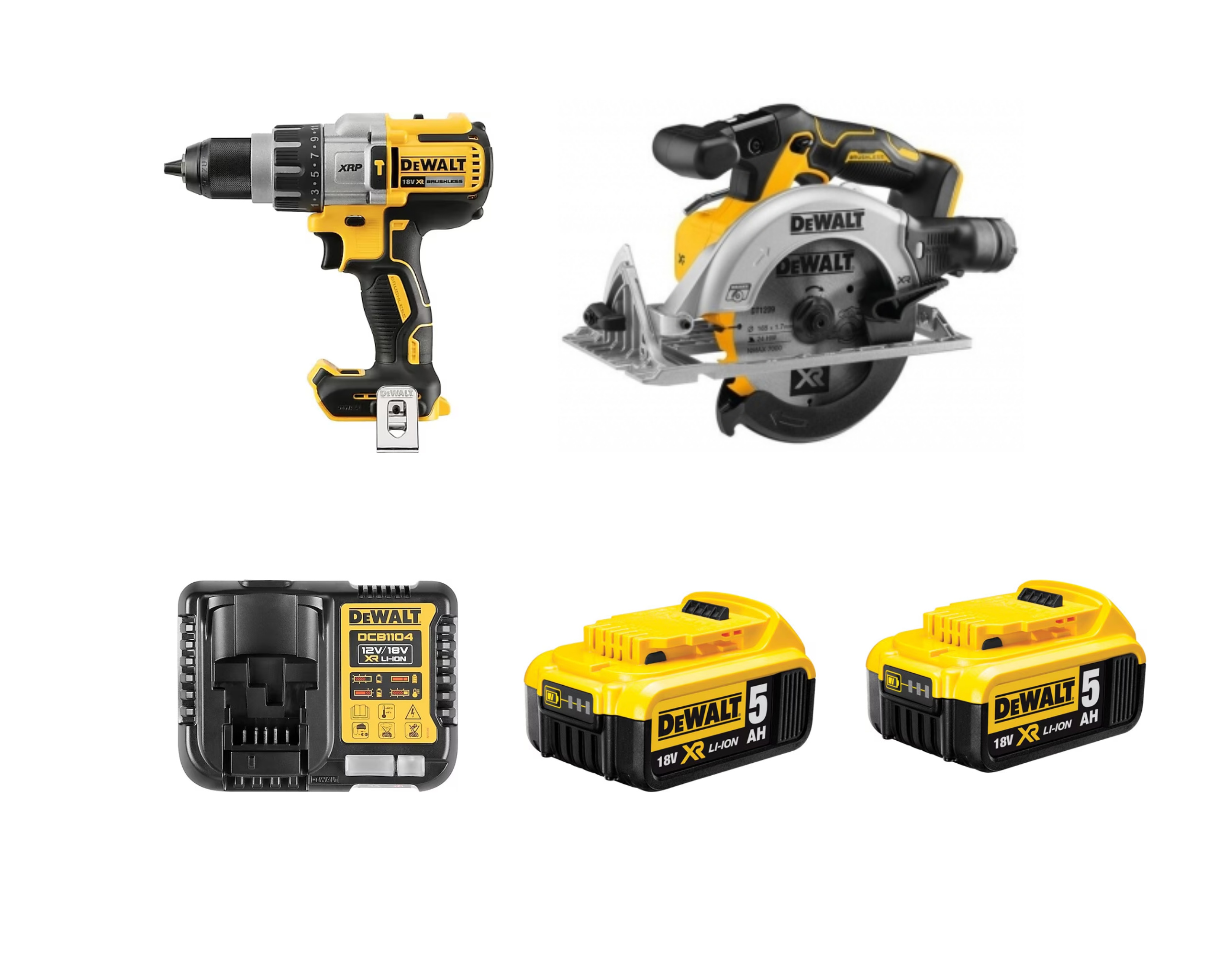 Parafusadeira De Impacto Brushless Dcf850 + 2 Bat.5ah Dewalt | Parcelamento sem juros